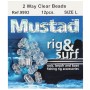 Mustad 2 Way Clear Beads
