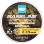 Nash Baseline UV Yellow Sinking Braid 0.35mm