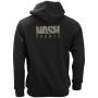 Nash Tackle Black Fishing Hoodie Back 2