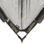 NGT 42" Specimen Dual Net Float System - Camo Mesh Net with Metal 'V' Block & Stink Bag Close Up