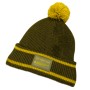 OMC Bobble Green / Mustard Fishing Beanie