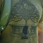OMC Enchanted Tree Fishing T-Shirt Close Up 5