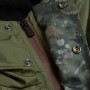 OMC Forest Green Mrigal Spring Water Resistant Fishing Jacket Close Up Camo / Zip