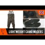***CARP FISHING TV***  Fox Chunk Camo Lightweight Waders
