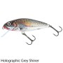 Perch 8cm Floating Lure Holographic Grey Shiner
