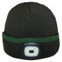 Platinum Accessories Forest Green Classic Adult LED Beanie Hat - One Size
