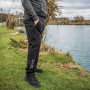 Preston Black Fishing Jogger Trousers In Use