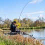 Preston Dura Carp Feeder Rod In Use