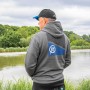 Preston Grey Zip Fishing Hoodie In Use 2