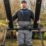 Preston Heavy Duty Chest Fishing Waders In Use 4