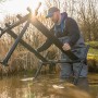 Preston Heavy Duty Chest Fishing Waders In Use 5