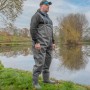 Preston Heavy Duty Chest Fishing Waders In Use 11