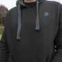 Preston Limited Edition Charcoal Fishing Hoodie Close Up 2
