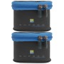 Preston Supera XS EVA Accessory Fishing Cases x2