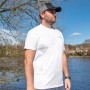 Preston White Fishing T-Shirt In Use 1