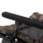 Prologic Avenger Comfort Camo Fishing Chair With Armrests & Covers Close Up Armrest