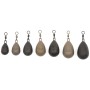 Korda Dumpy Pear Swivel Fishing Lead Sizes