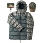 OMC Splashleaf Camo Puffer Jacket Bundle