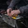 RidgeMonkey Grilla Fishing BBQ Hotplate In Use 2