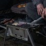 RidgeMonkey Grilla Fishing BBQ Hotplate In Use 3