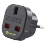 RidgeMonkey Vault UK 3 Pin to EU 2 Pin Travel Adaptor