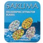 Sakuma Holographic Attractor Blades Gold & Silver