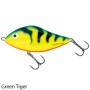 Salmo Slider 10cm Sinking Lure Green Tiger 1
