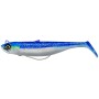 Savage Minnow Weedless Lure 10cm Blue Pearl Silver