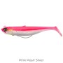 Savage Minnow Weedless Lure 10cm Pink Pearl Silver