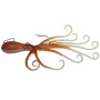Savage Salt 3D Octopus Lure 10cm Brown Glow 1