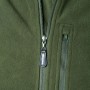 Snowbee Breeze-Bloc Green Fleece Jacket Close Up 2