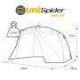 Solar South Westerly Pro Universal Spider Bivvy System Bundle Dimensions