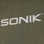 Sonik Green Raglan Tee Fishing T-Shirt Close Up Logo