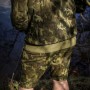 Sonik Camo Fleece Fishing Shorts Back
