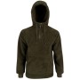 Speero Sherpa Dark Olive Fleece Hoodie