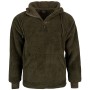 Speero Sherpa Dark Olive Fleece Hoodie 1