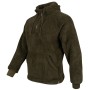 Speero Sherpa Dark Olive Fleece Hoodie 3
