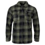 Speero Sherpa Fleece Lined Shirt - Green