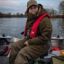 Trakker Core 3-Piece Winter Fishing Suit In Use 2