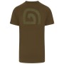 Trakker CR Logo Khaki Green Fishing T-Shirt Back
