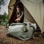 Trakker Downpour Roll-Up Fishing Carryall In Use 8