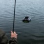 Future Carping V60 Carbon Fishing Bait Boat In Use 5