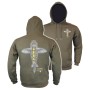 Vass Carp Rising Hoodie - Khaki