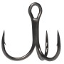 VMC 7548 X-Short 1X-Strong Inline Barbed Black Nickel Treble Hooks