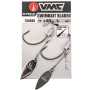 VMC Mystic 7346BS Black Nickel Heavy Duty Bladed Swimbait Packaging