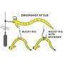 Westin BloodTeez Worm Lure Diagram