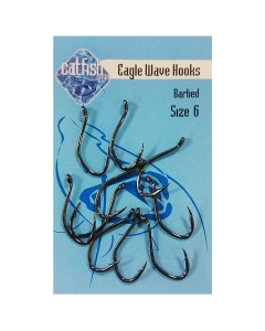 Catfish Pro Eagle Wave Fishing Hook Size 6