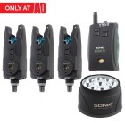 Sonik SKS Alarm / Bivvy Light All Blue Set