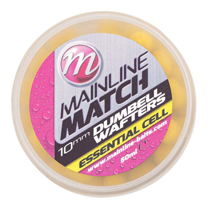 Mainline Match Dumbell Wafters Yellow Essential Cell 10mm
