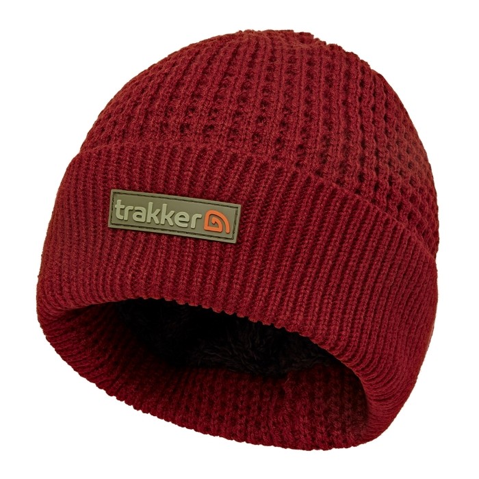 Trakker Plum Textured Fishing Beanie